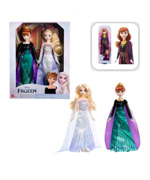 마텔 디즈니 엘사와안나 여왕패션 플레이세트와 안나2패션돌 스페셜세트
