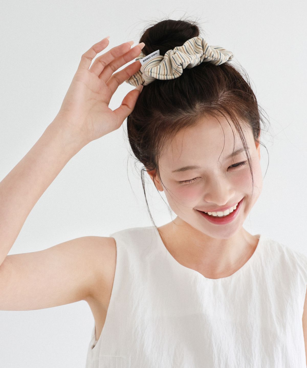 도넛바이닐샵(DONUTVINYLSHOP) jellybean scrunchie (9colors)
