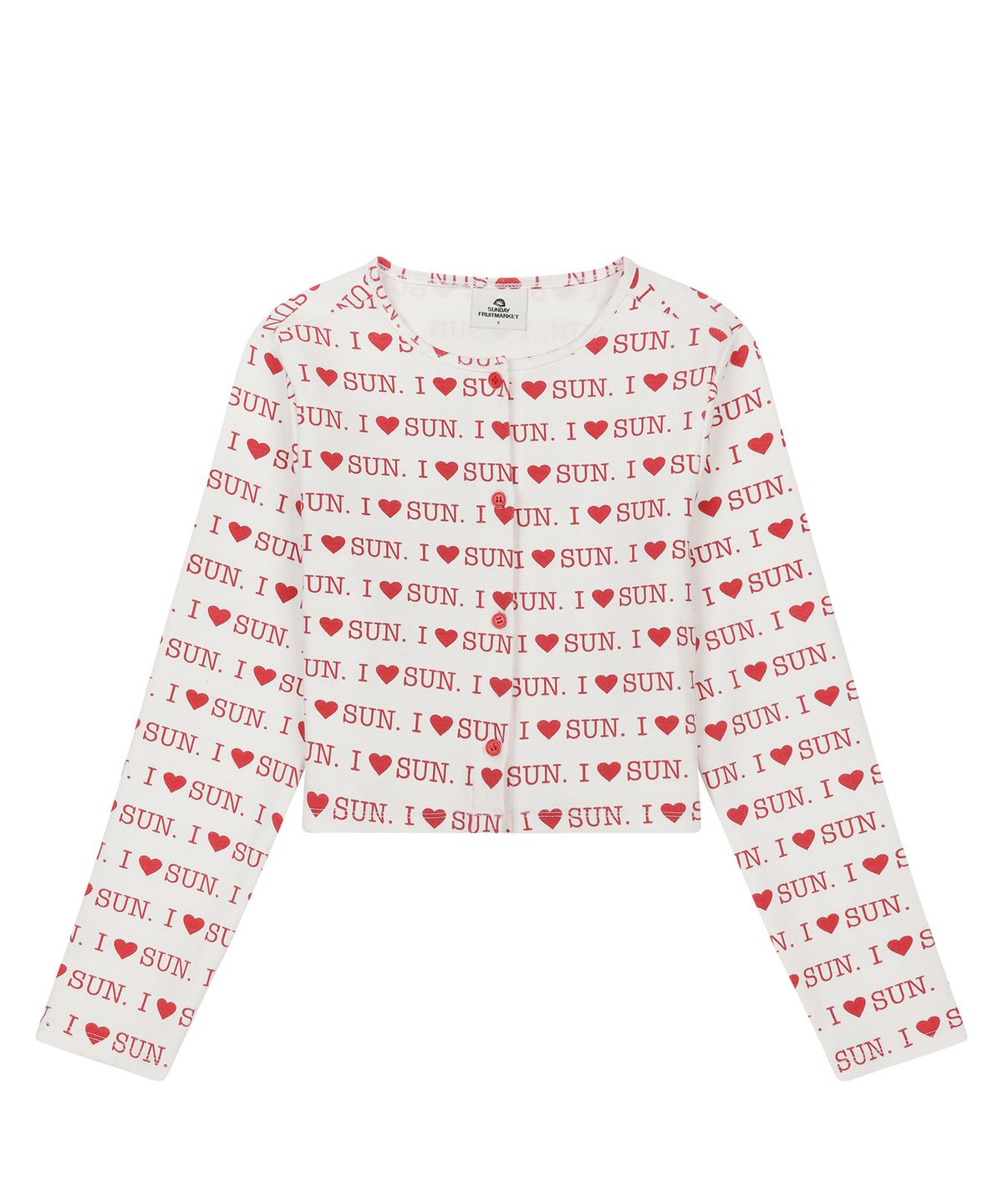 선데이후르츠마켓(SUNDAY FRUIT MARKET) W) I LOVE SUN CARDIGAN IVORY