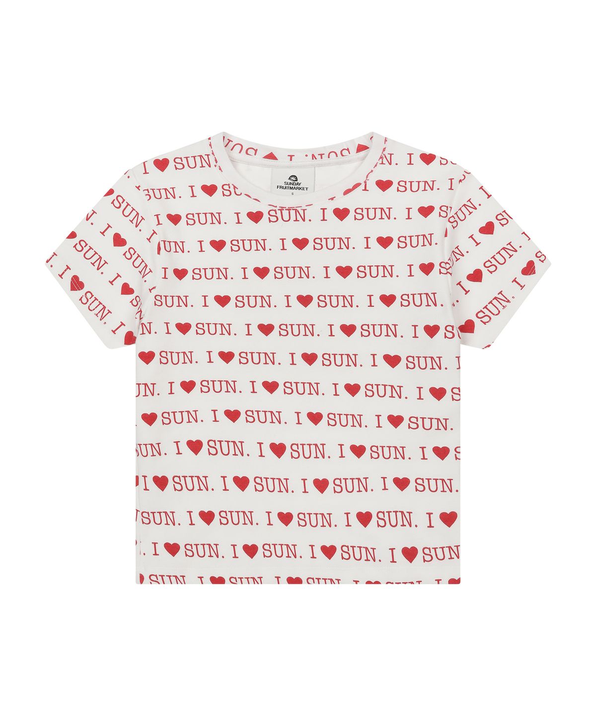 선데이후르츠마켓(SUNDAY FRUIT MARKET) W) I LOVE SUN TEE IVORY