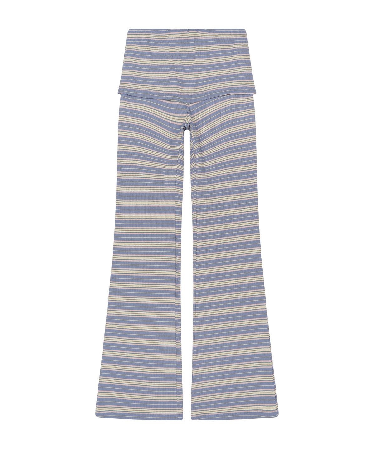 선데이후르츠마켓(SUNDAY FRUIT MARKET) W) STRIPE FLARE PANT SKYBLUE