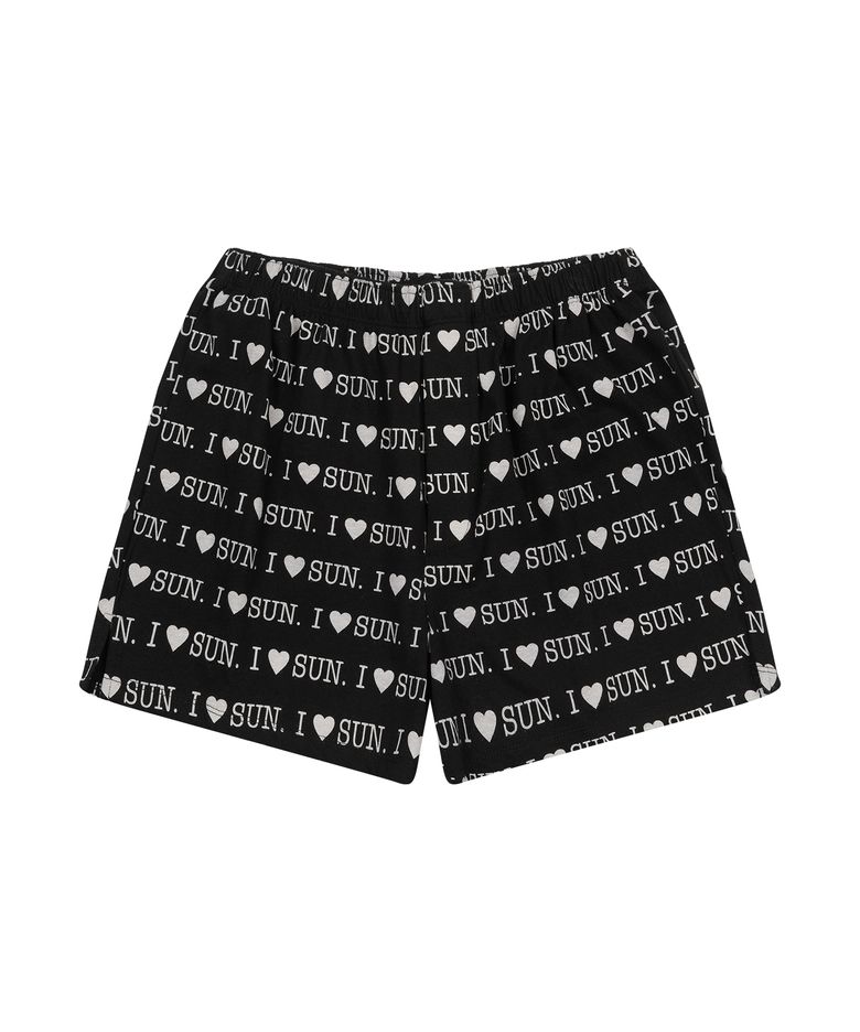 I LOVE SUN TRUNK BLACK