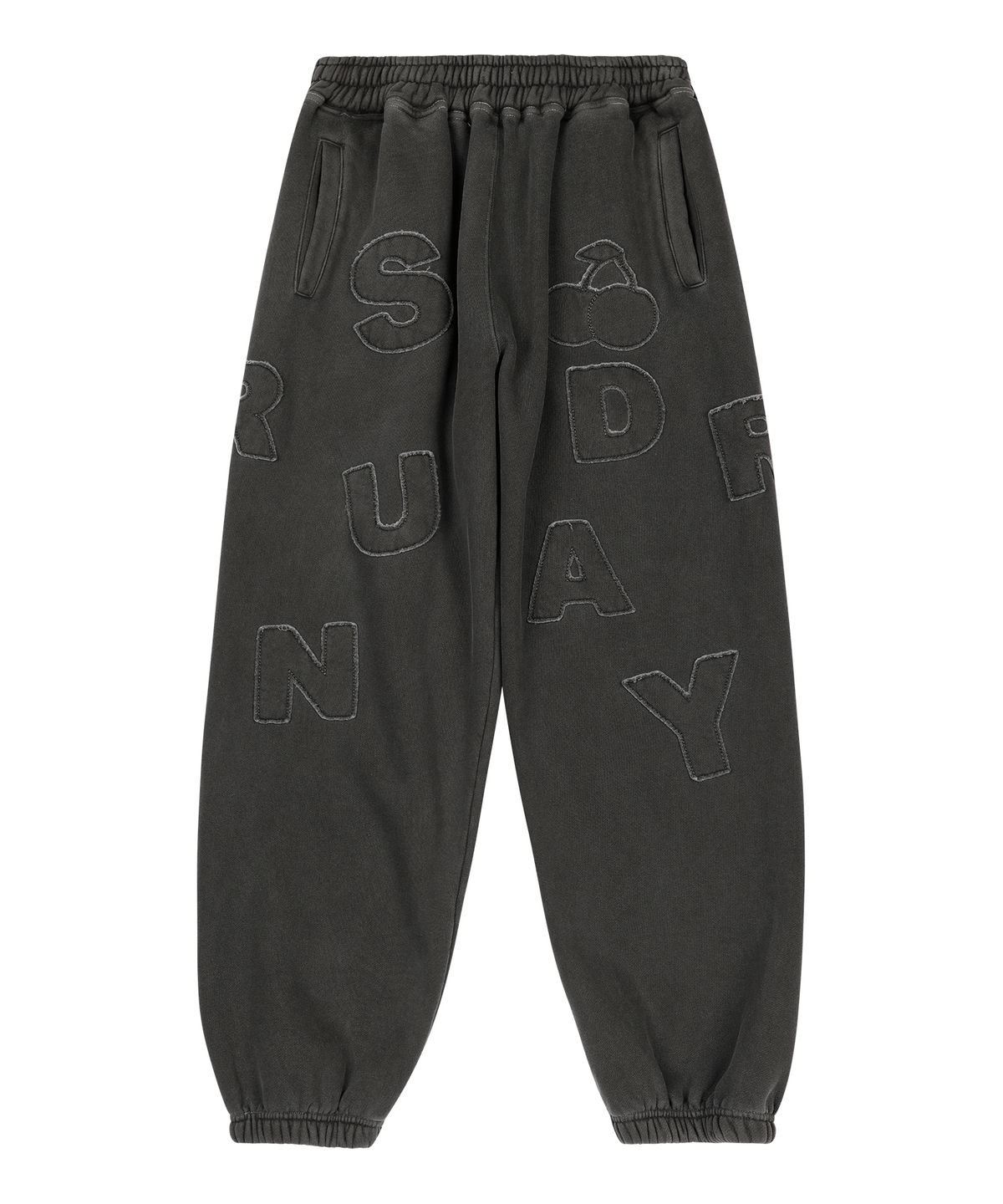 선데이후르츠마켓(SUNDAY FRUIT MARKET) SUNDAY PATCH SWEATPANT CHARCOAL