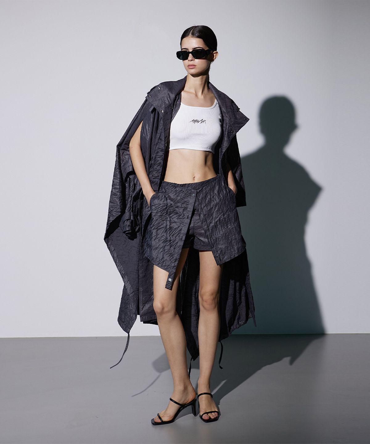 므아므(MMAM) Stitch skirt pants