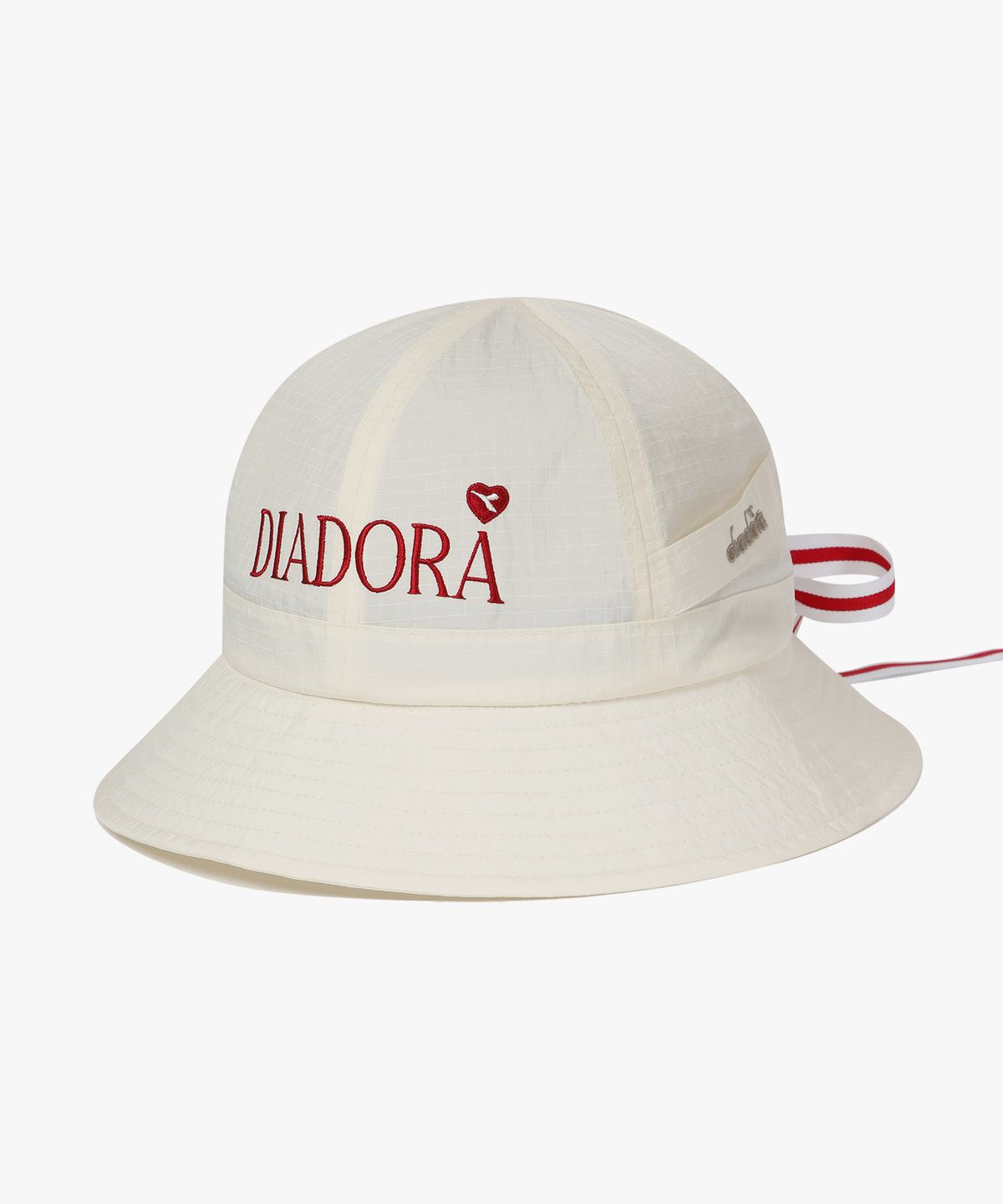 디아도라(diadora) 리본 버킷햇 IVORY