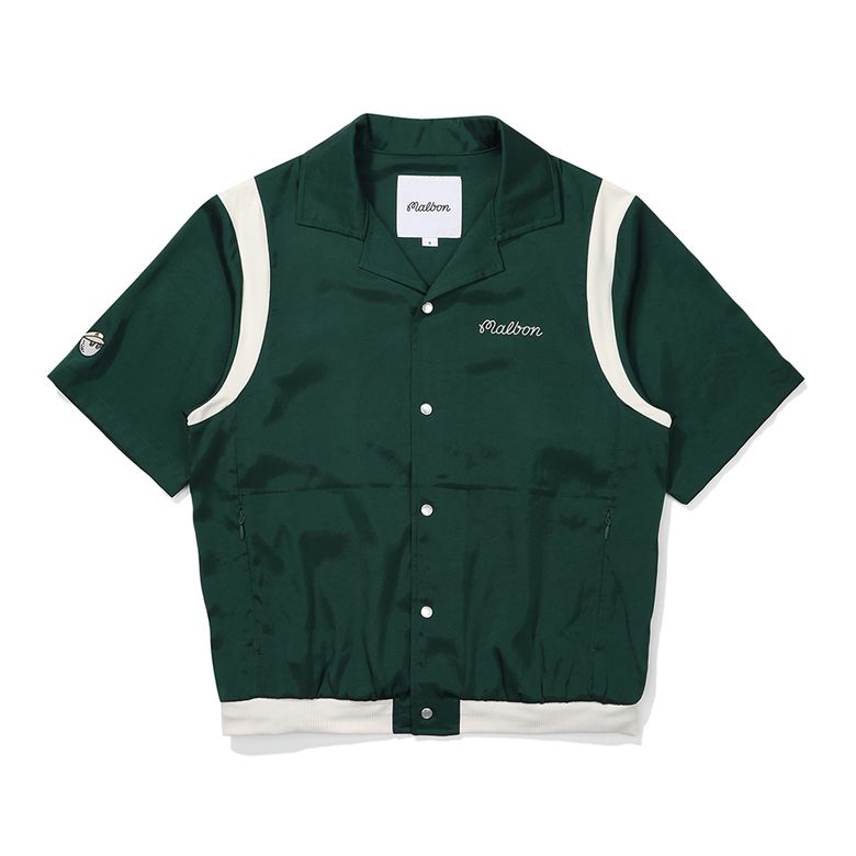 캐주얼 카라 반팔 자켓 GREEN (WOMAN)