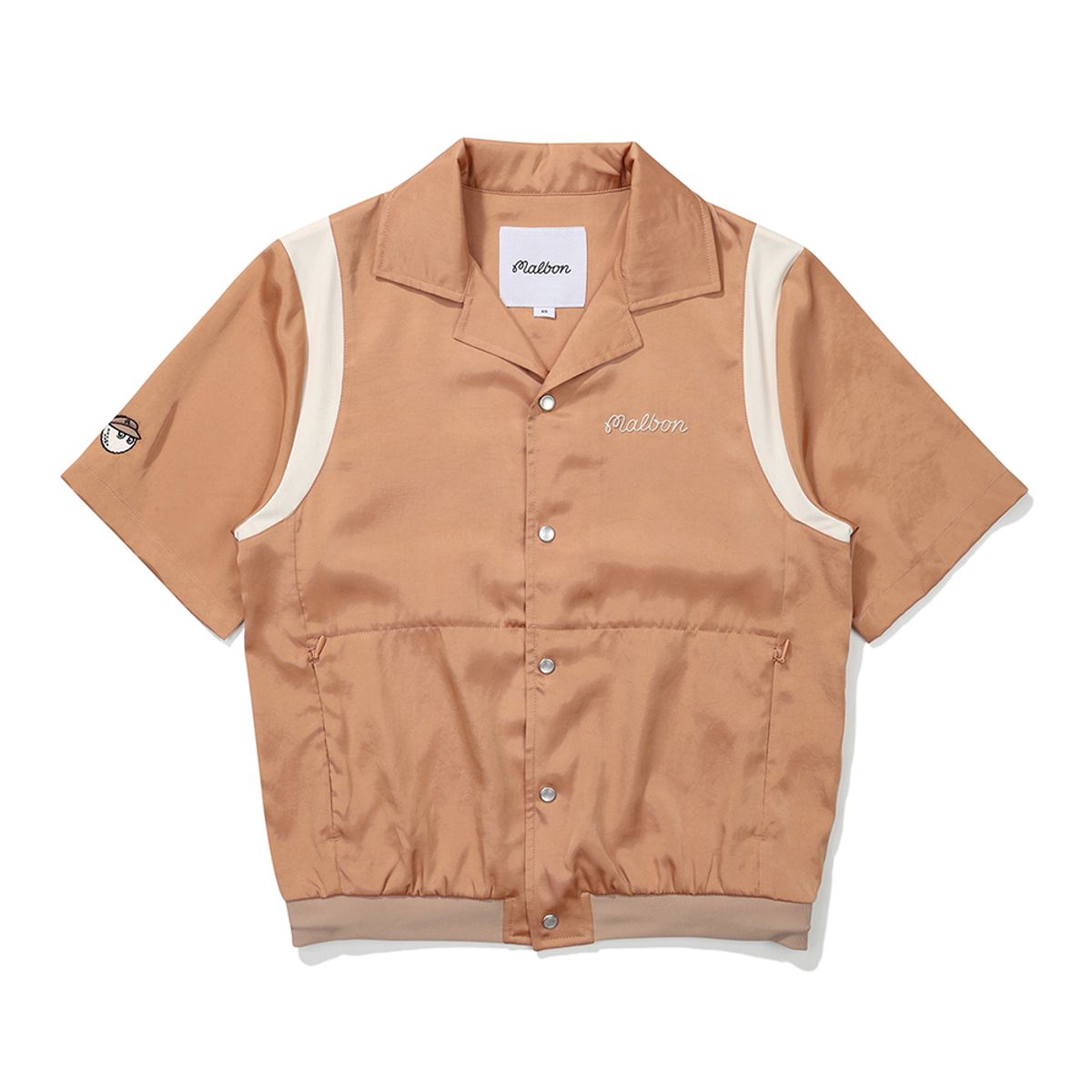 말본 골프(MALBON GOLF) 캐주얼 카라 반팔 자켓 SALMON (WOMAN)