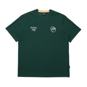 더블 아트웍 라운드 티셔츠 GREEN (MAN)