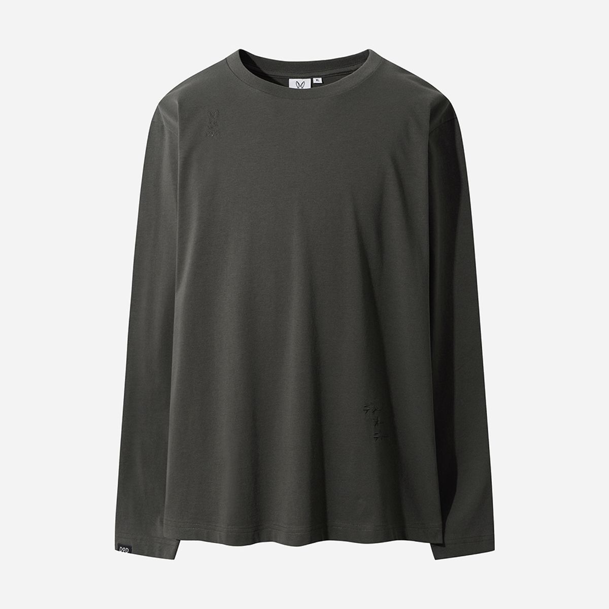 디오디(DOD) 베이직 긴팔 티셔츠 남자(D.CHARCOAL GREY)
