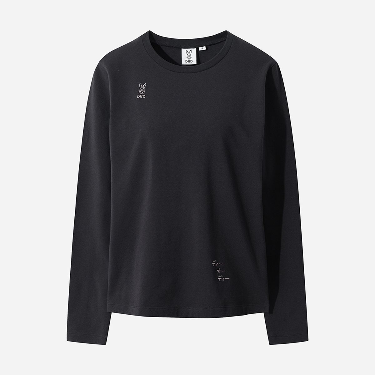 디오디(DOD) 베이직 긴팔 티셔츠 여자(BLACK)