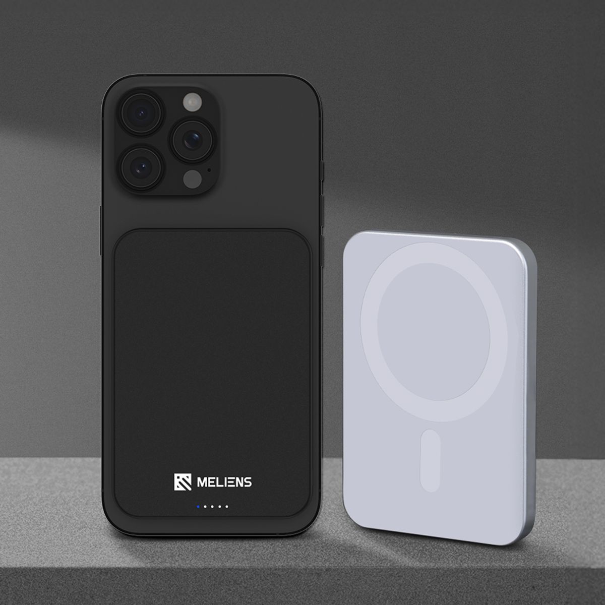 멜리언스(MELIENS) (케이스증정) 초슬림 알루미늄 맥세이프 보조배터리팩 5000mAh