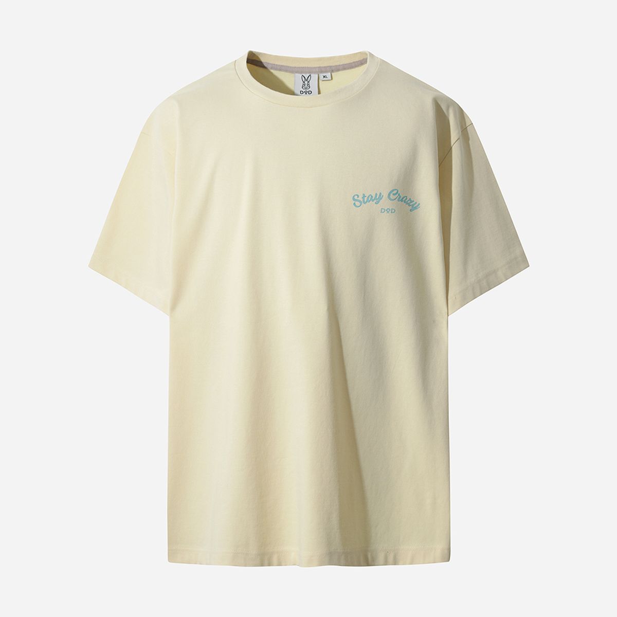 디오디(DOD) 토끼 그래픽 반팔 티셔츠 (BEIGE)
