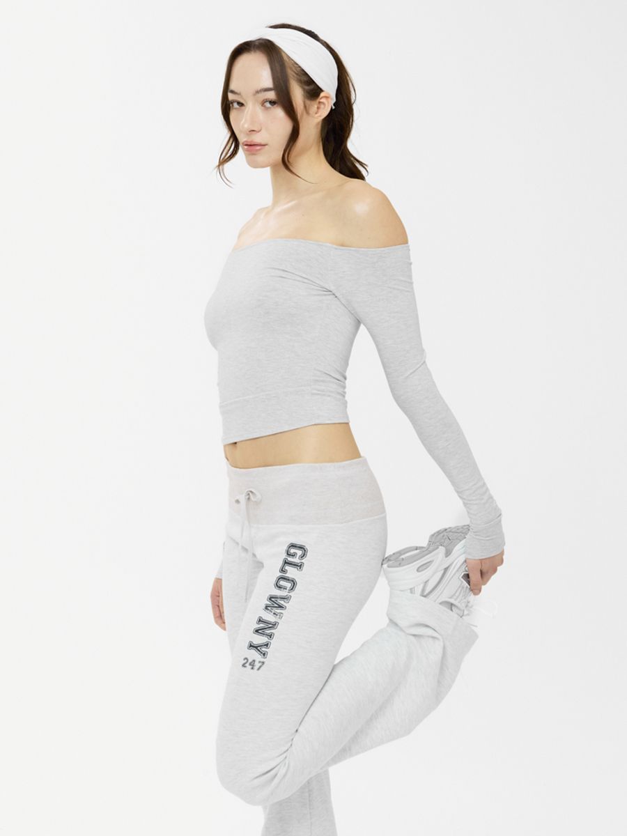 【GLOWNY】25SS★(S,M,L) AIR OFF SHOULDER TOP GLOWNY] AIR OFF SHOULDER TOP (WHITE) – SellerWork