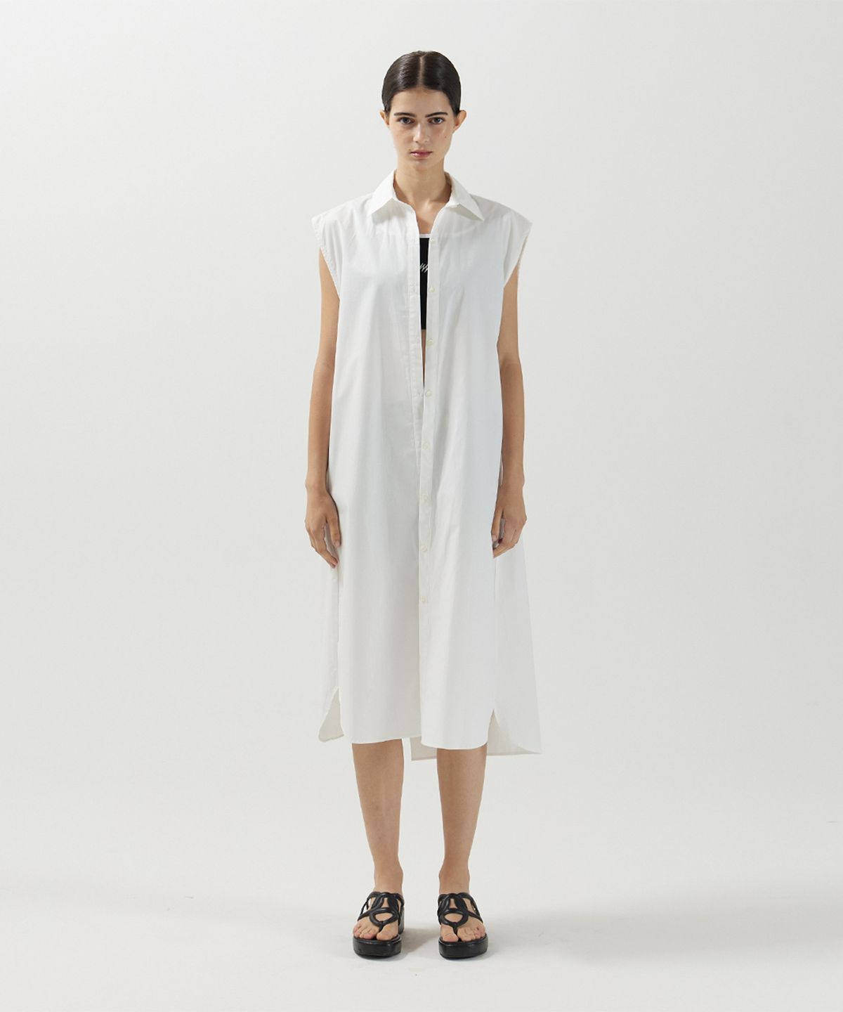 므아므(MMAM) Sleeveless shirt dress