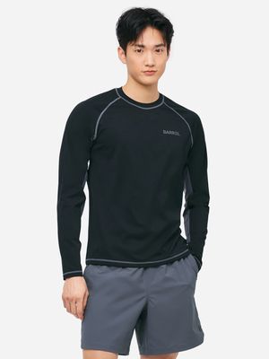 맨 에센셜 릴렉스핏 래쉬가드 블랙 (B5SMWRG101BLK)