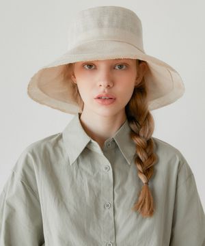 Marzel Linen Floppy Hat (3colors)