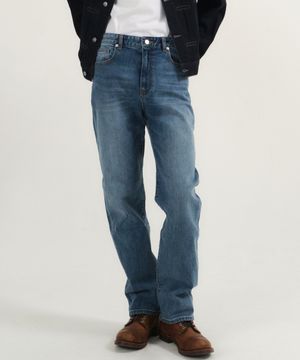 ESSENTIAL M19 022 CLASSIC STRAIGHT MID BLUE