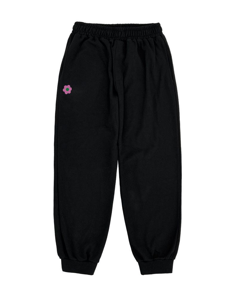 RK flower tyover pants black rk-05