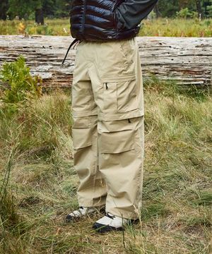 aqe 컨버터블 하이킹 카고 팬츠  베이지 FPT353