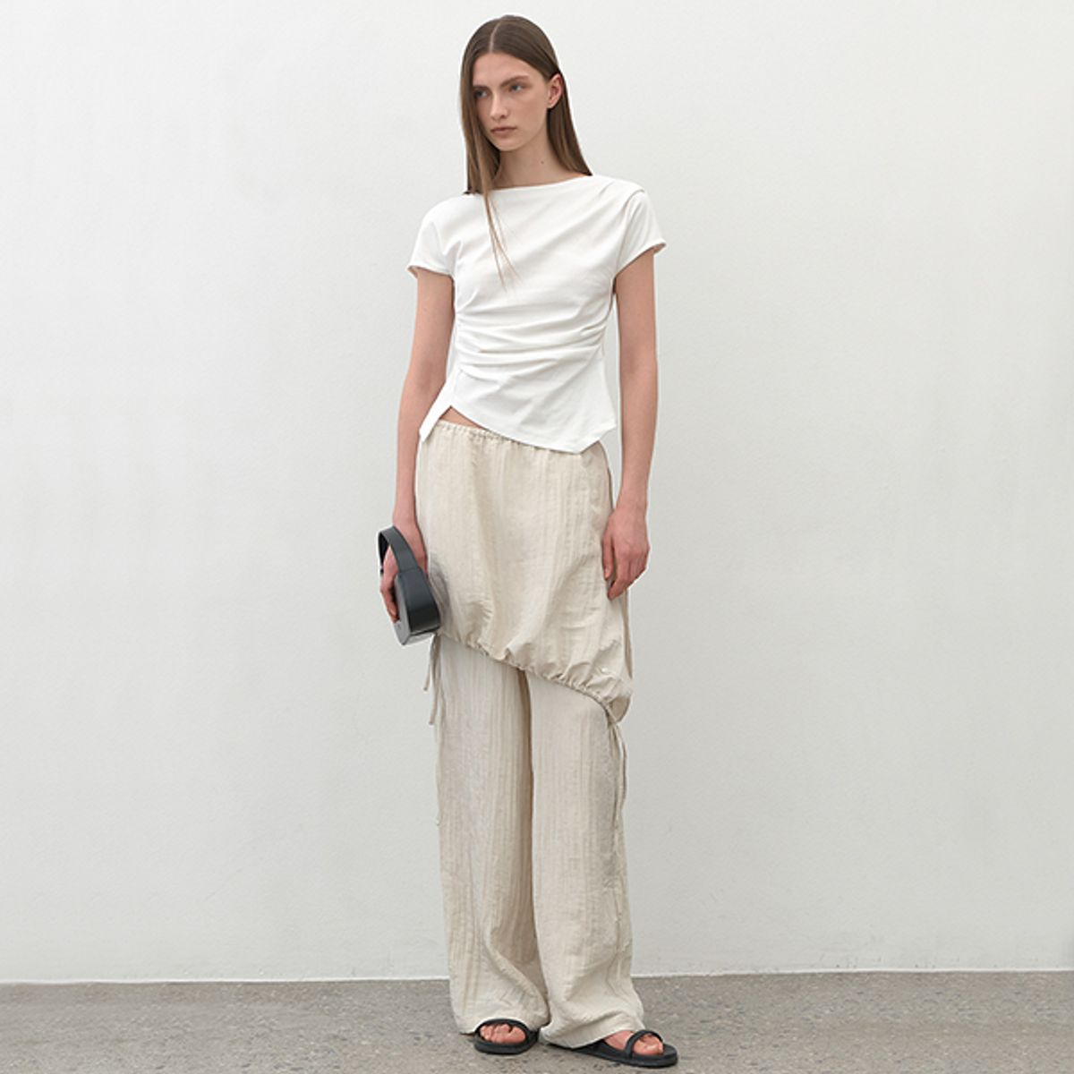 아틀리에 나인(ATELIER NAIN) COSMO SKIRT LAYERD PANTS(PT-5638)