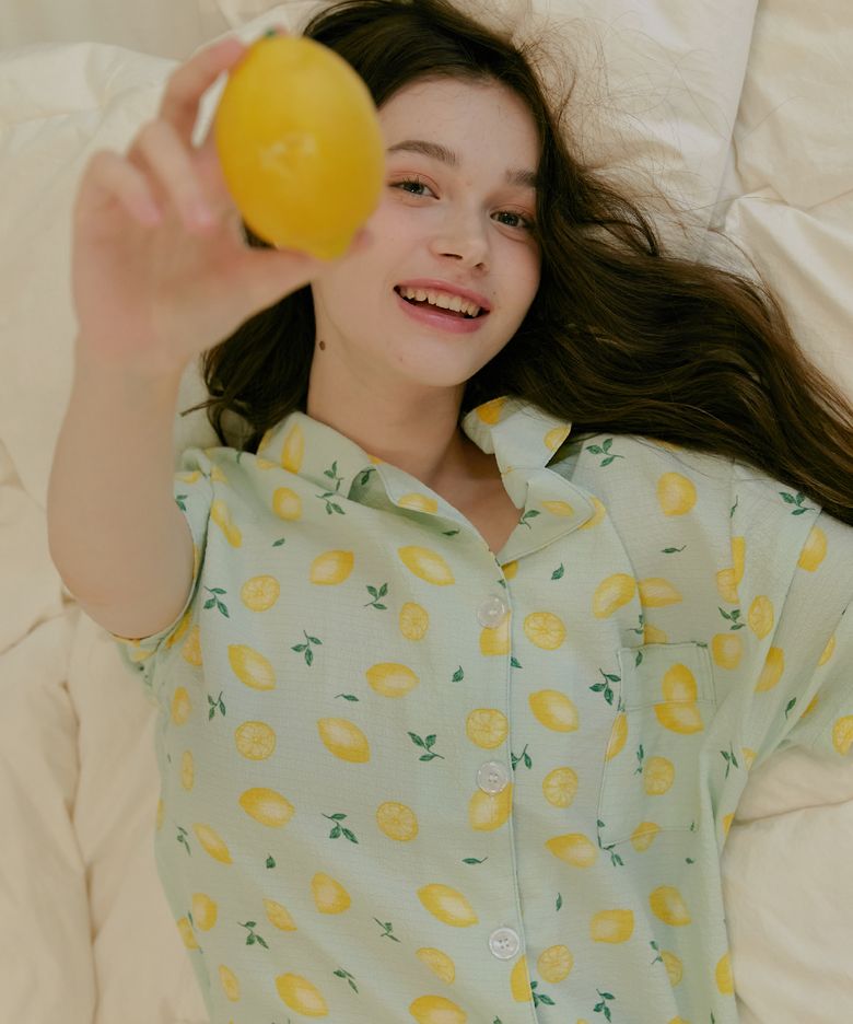 레몬시아 프리브 카라 잠옷세트 여성용