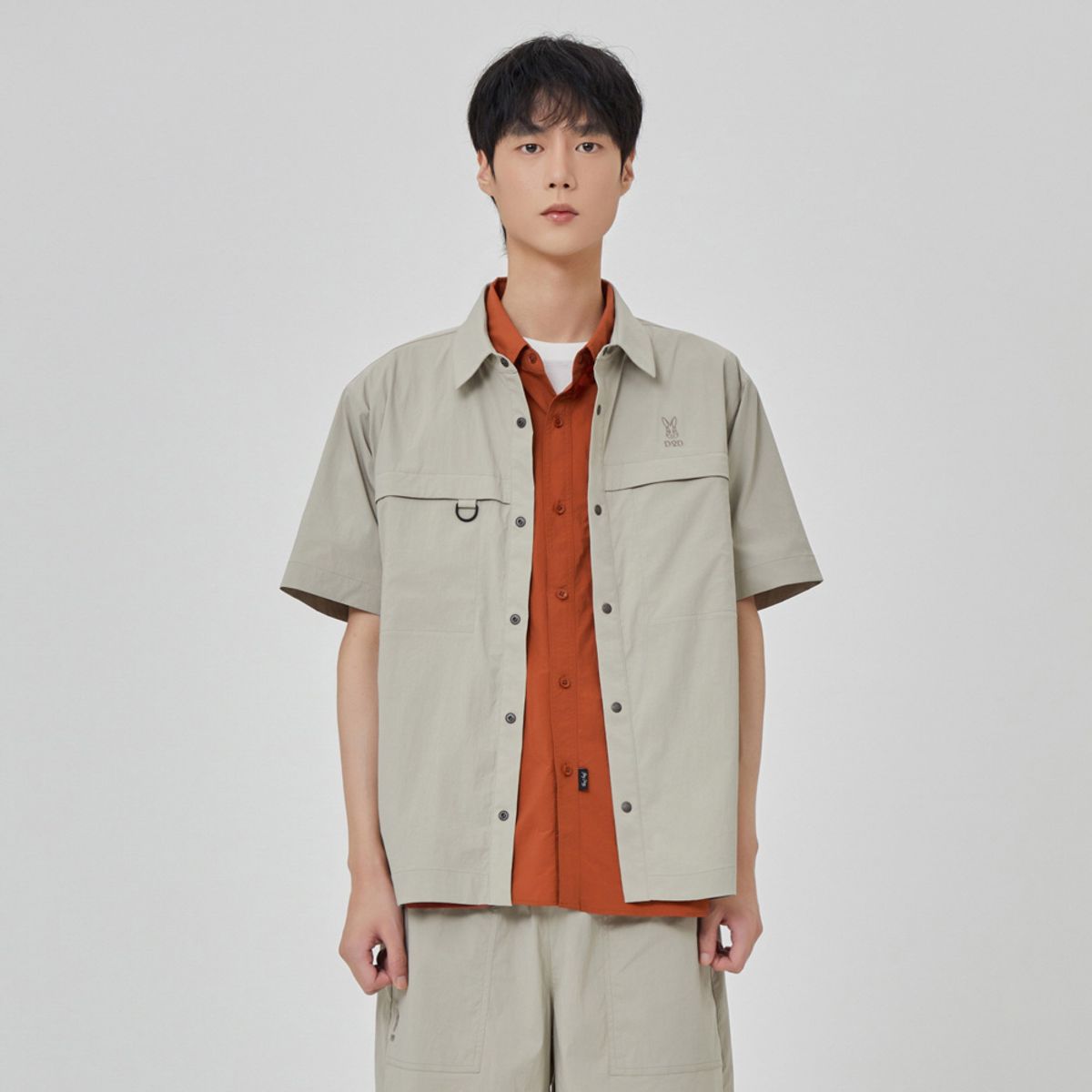 디오디(DOD) 아이스클래쉬 반팔 자켓 남자(DARK BEIGE)