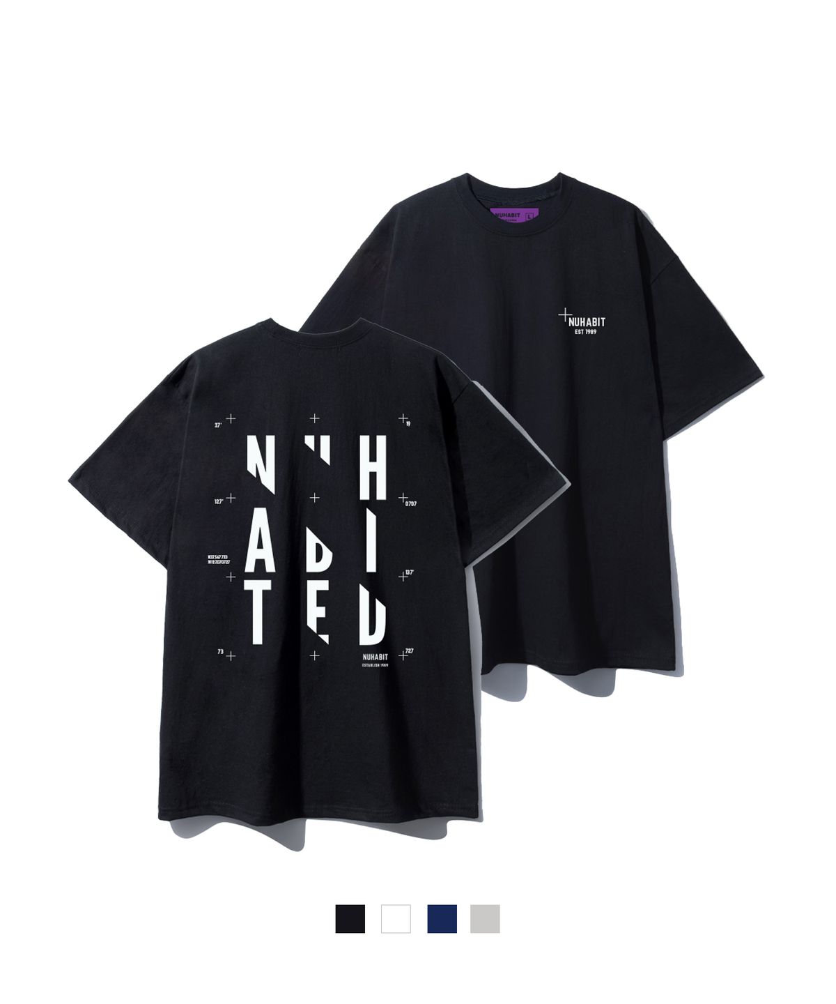뉴해빗(NUHABIT) N/H PARTS PLUS 오버핏 반팔 (SOS2-4NH1308)