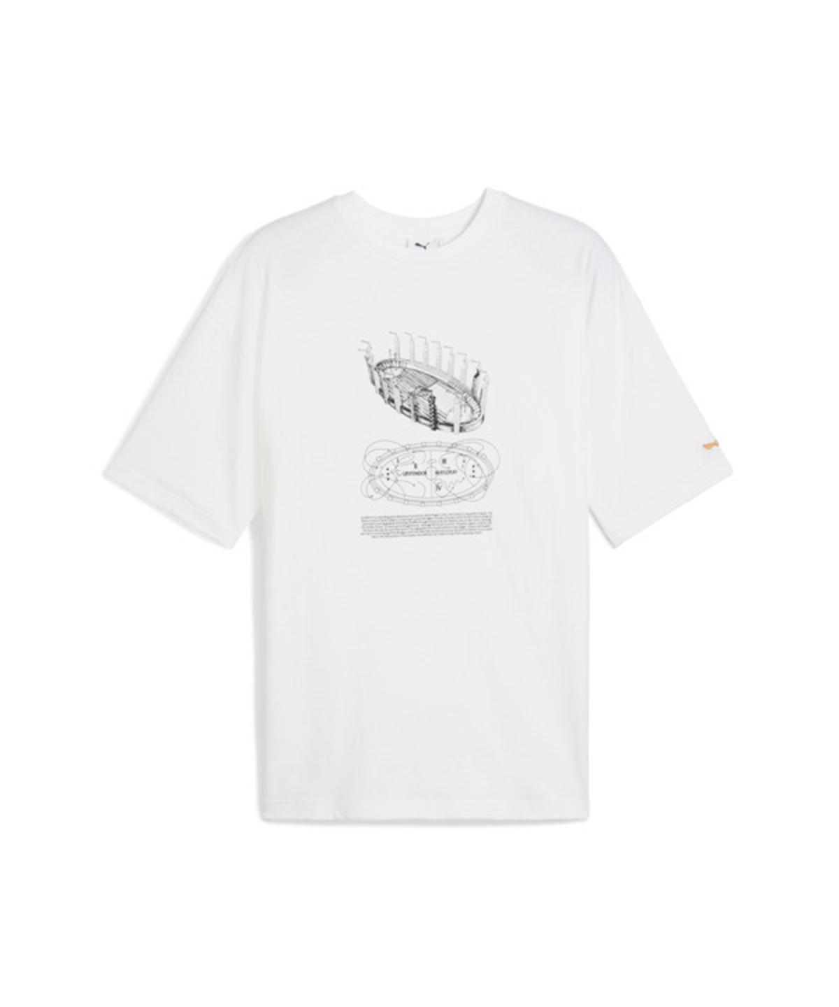 푸마(PUMA) 푸마 X 해리포터 오버사이즈 그래픽 티 - 화이트 / 630092-02