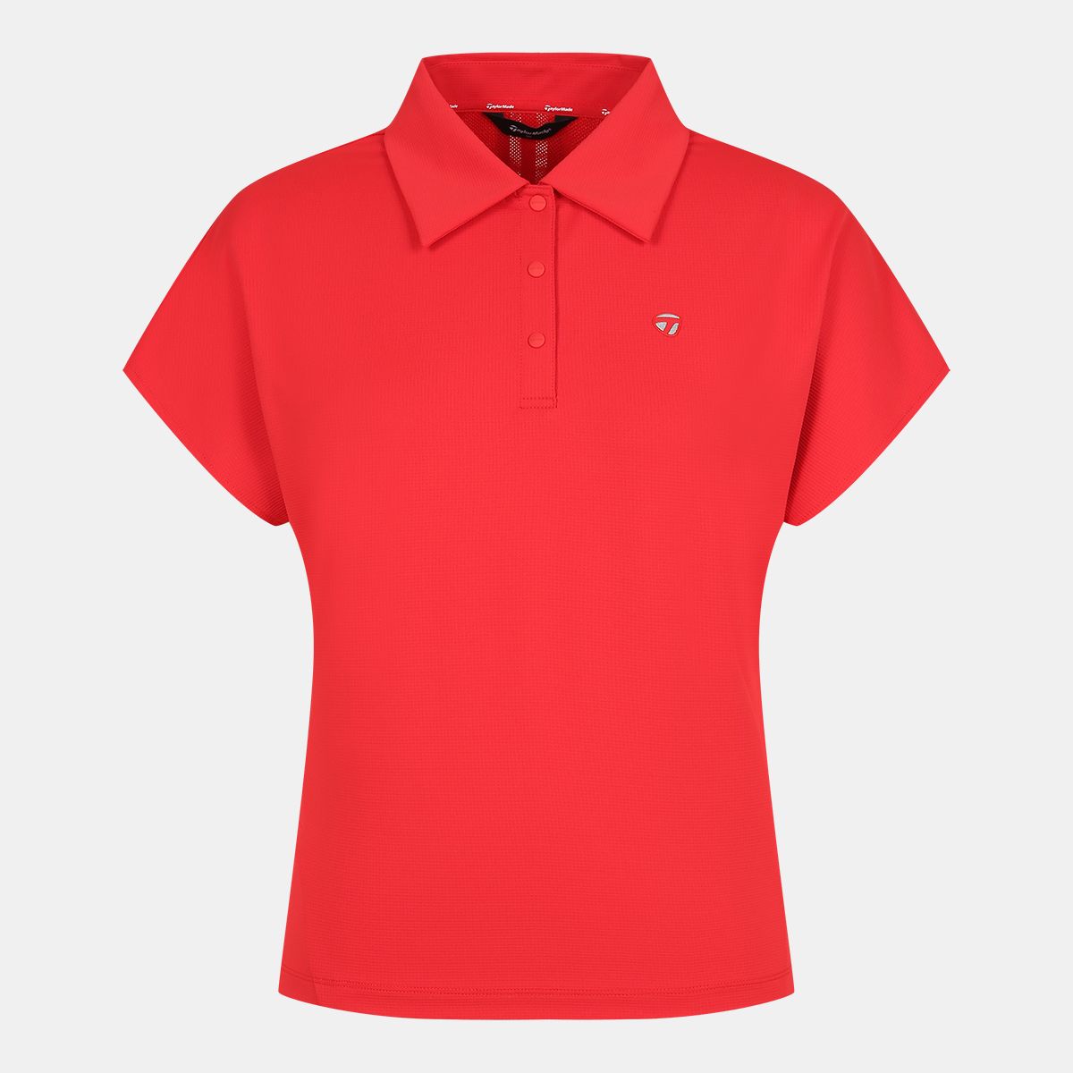 테일러메이드 어패럴(TAYLORMADE APPAREL) 여성 허리 스트링 카라 반팔 티셔츠 TTO-62HG42-500