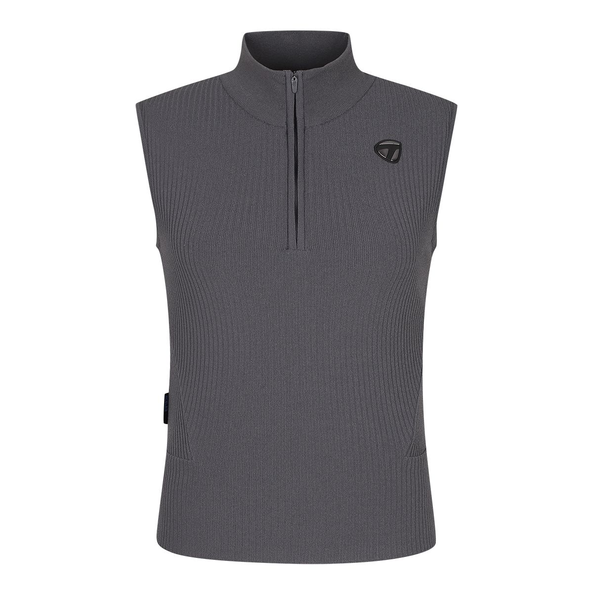 테일러메이드 어패럴(TAYLORMADE APPAREL) 여성 하이넥 슬리브리스 니트 TSO-62HG21-195