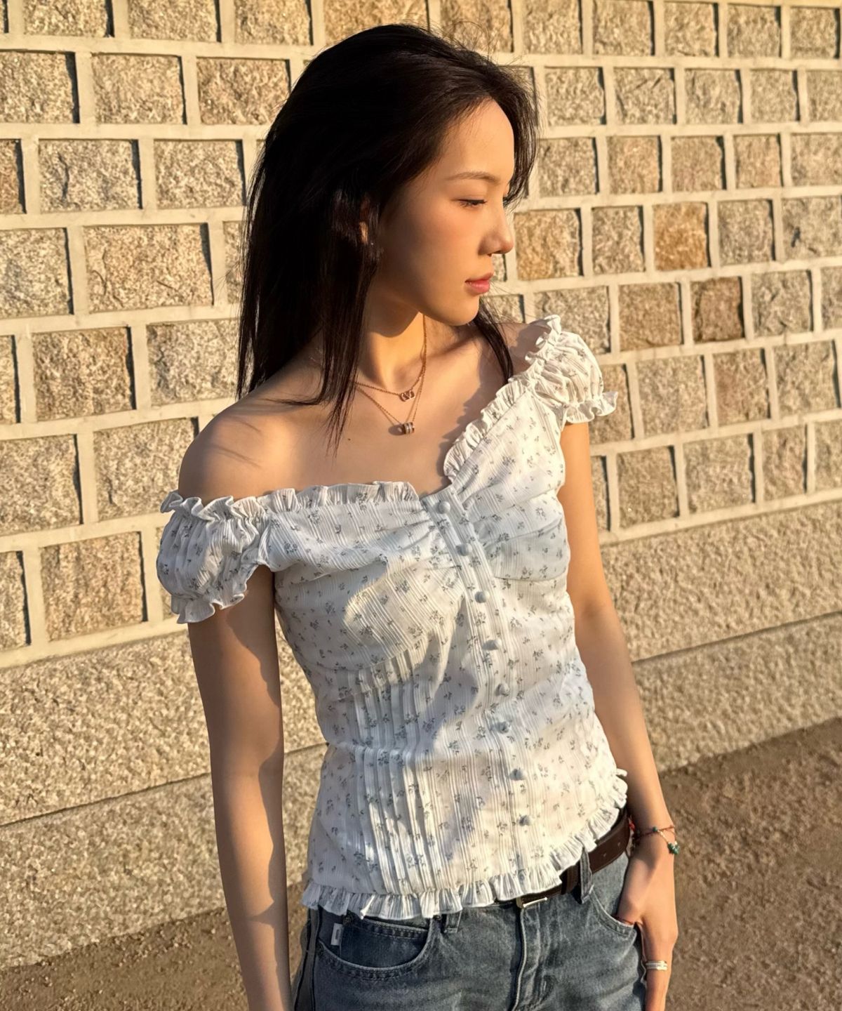 라츠유(LOTSYOU) lotsyou_Ella Blouse Ivory