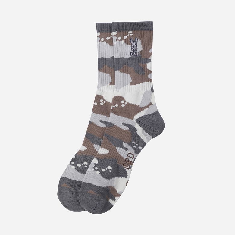 에센셜 로고 크루삭스(GREY PATTERN)