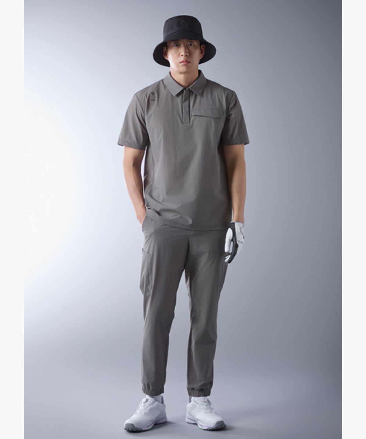 데상트 골프(DESCENTE GOLF) 남성 우븐 조거 팬츠 (DQ11MFPT34)
