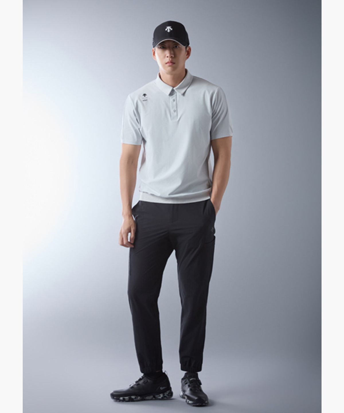 데상트 골프(DESCENTE GOLF) 남성 우븐 조거 팬츠 (DQ11MFPT34)
