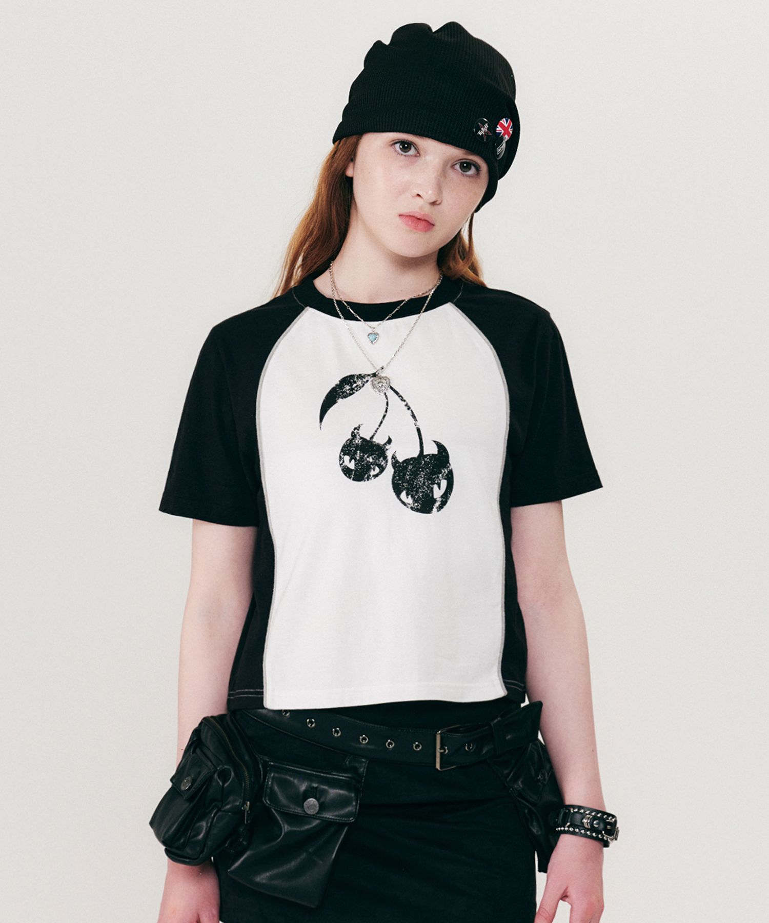 ★KIRSH★ Color Block Raglan T-Shirt White MUSINSA | KIRSH Color Block Raglan T-Shirt [White]