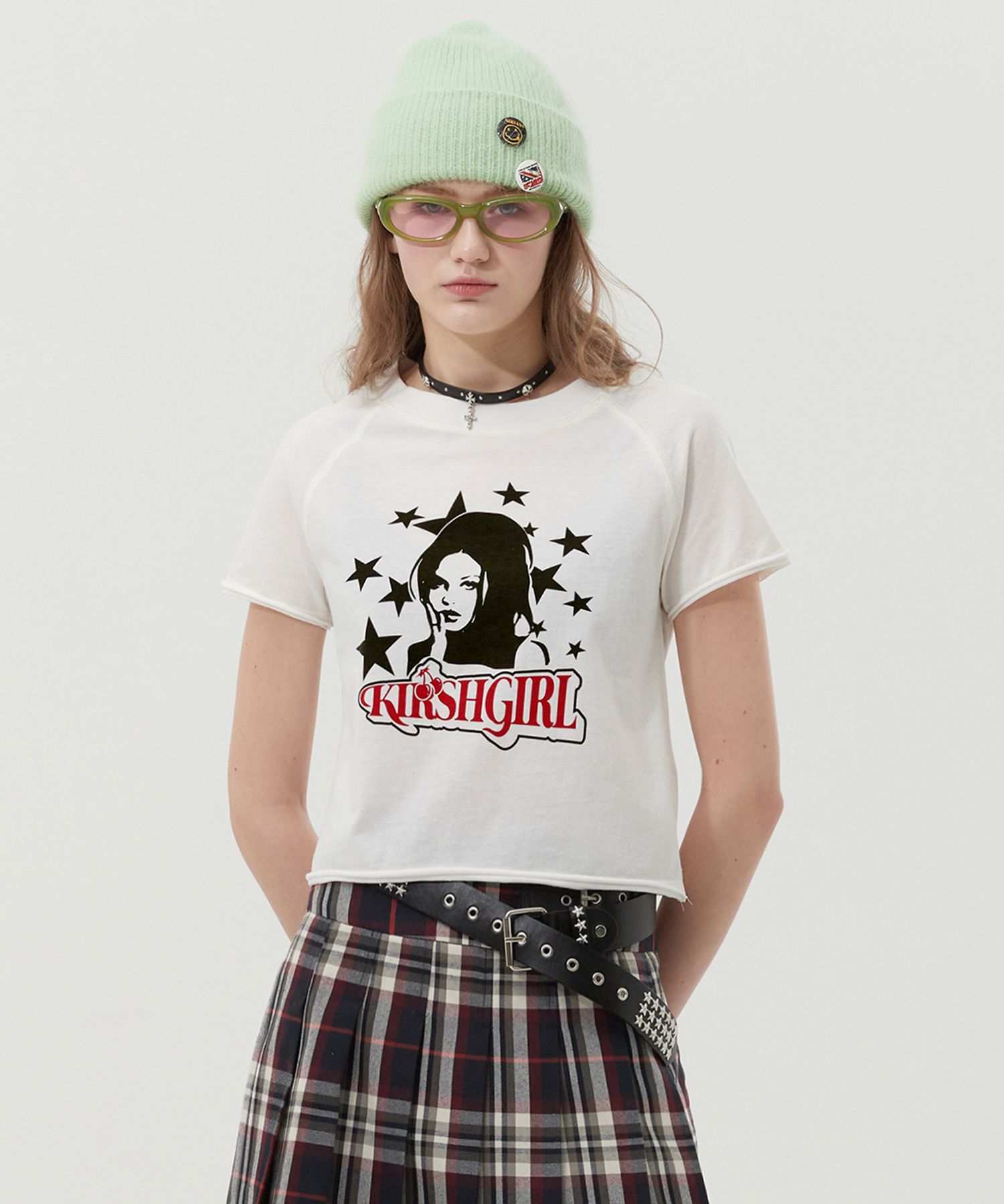 [KIRSH] VINTAGE GRAPHIC CROP T-SHIRT★Tシャツ tシャツ KIRSH VINTAGE GRAPHIC CROP T-SHIRT ヴィンテージ