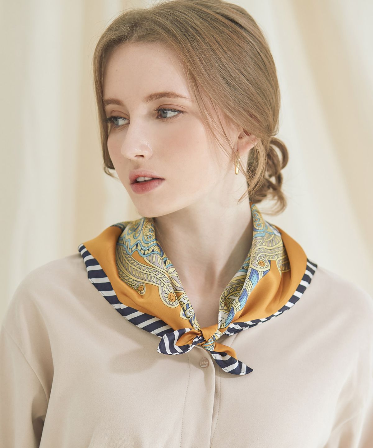 바스카라(VASCARA) Flower Petit Scarf