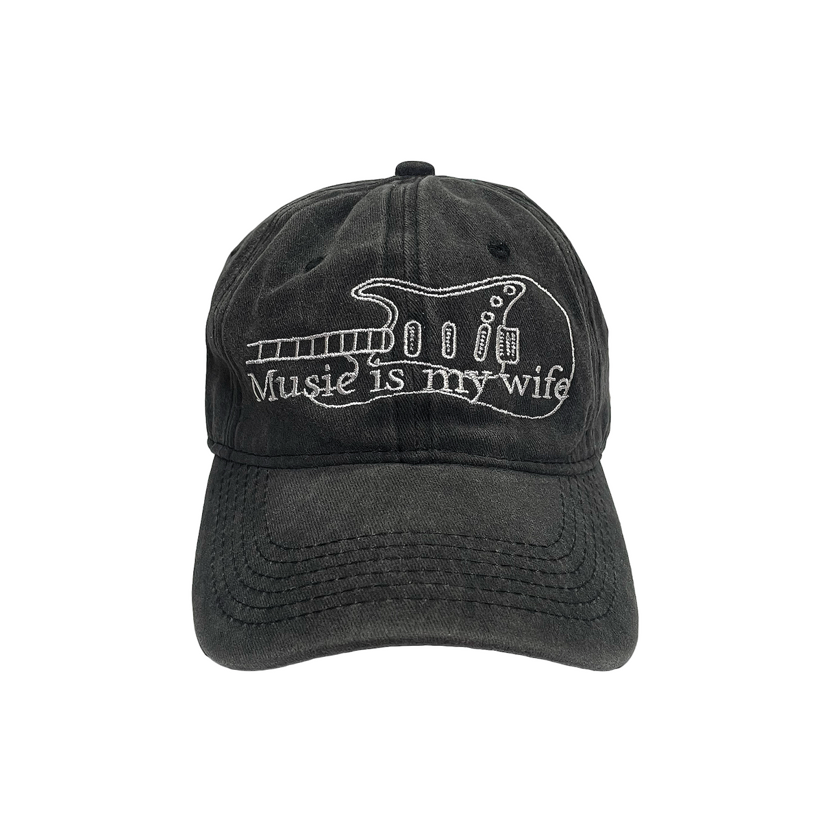 모스키토 머더러스(MOSQUITO MURDERERS) Music is my wife CAP -Black