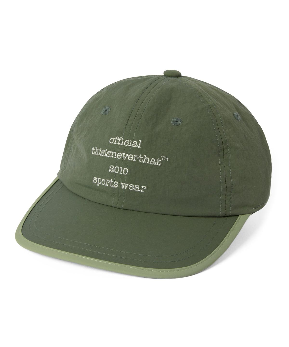 디스이즈네버댓(THISISNEVERTHAT) Nylon Sport Cap Olive