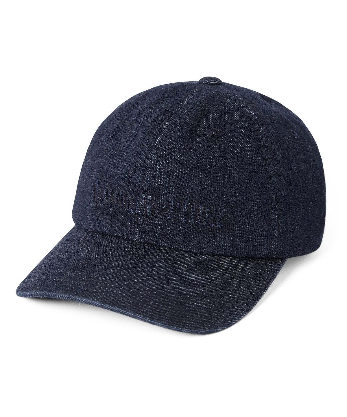 디스이즈네버댓(THISISNEVERTHAT) Onyx Embossed Denim Cap Indigo