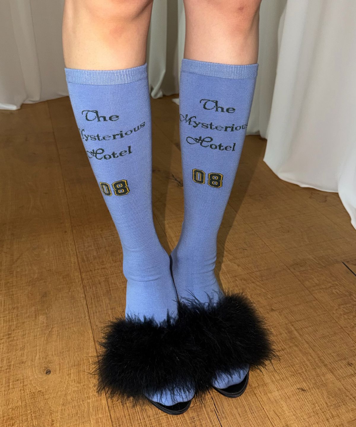 미스테리어스호텔(THE MYSTERIOUS HOTEL) [2 PACK] HOTEL PUNK KNEE-HIGH SOCKS