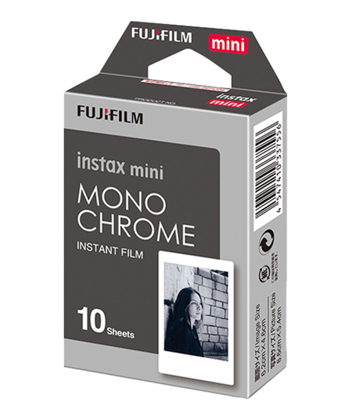 인스탁스(INSTAX) 디자인 미니필름(모노크롬)1팩(10매)