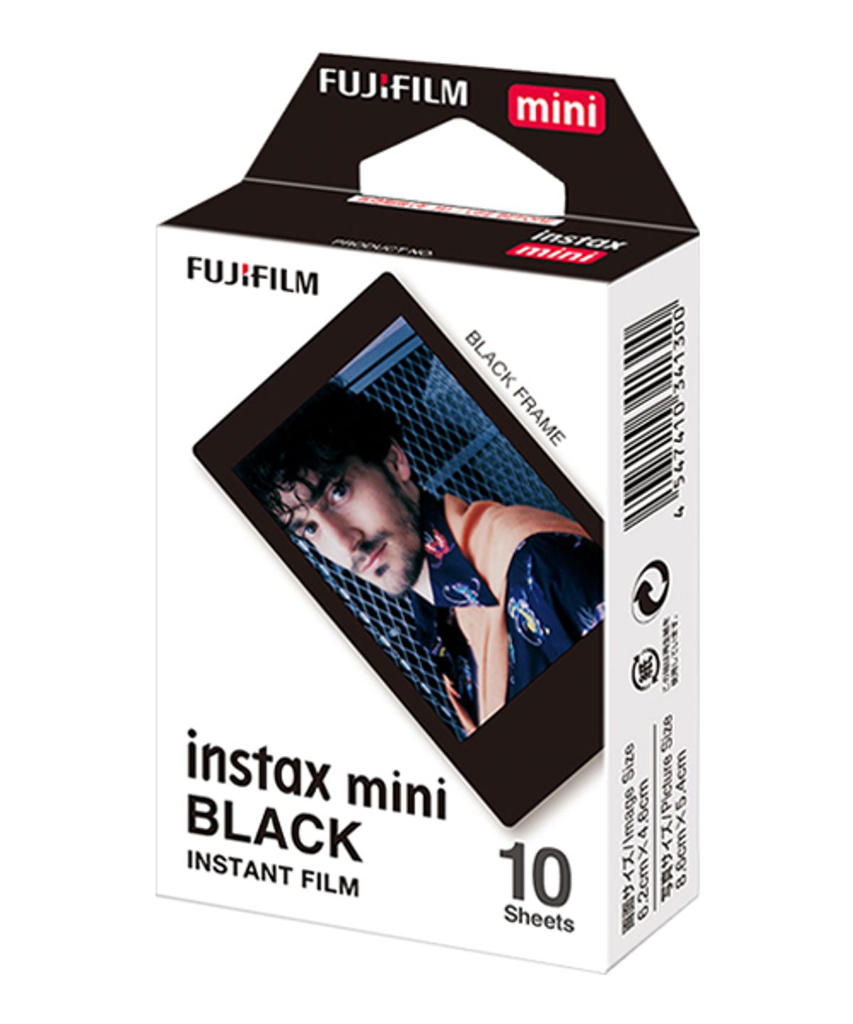인스탁스(INSTAX) 디자인 미니필름(블랙)1팩(10매)