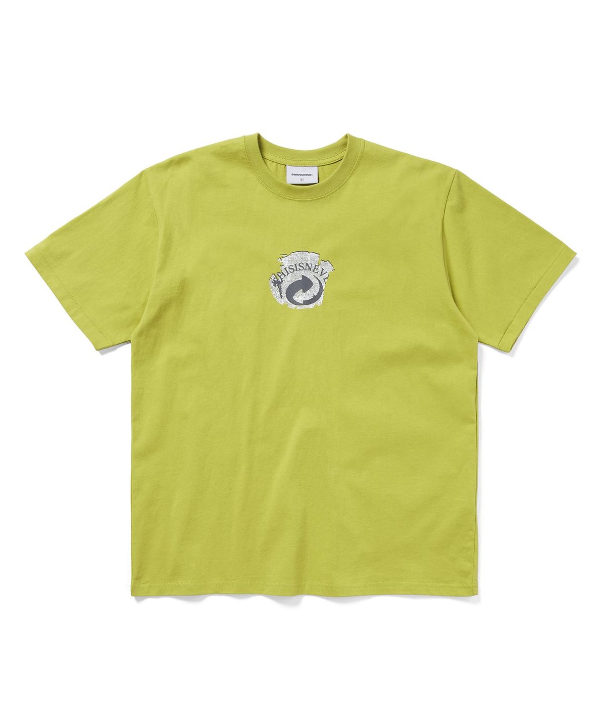 디스이즈네버댓(THISISNEVERTHAT) Circulation Tee Lime Green