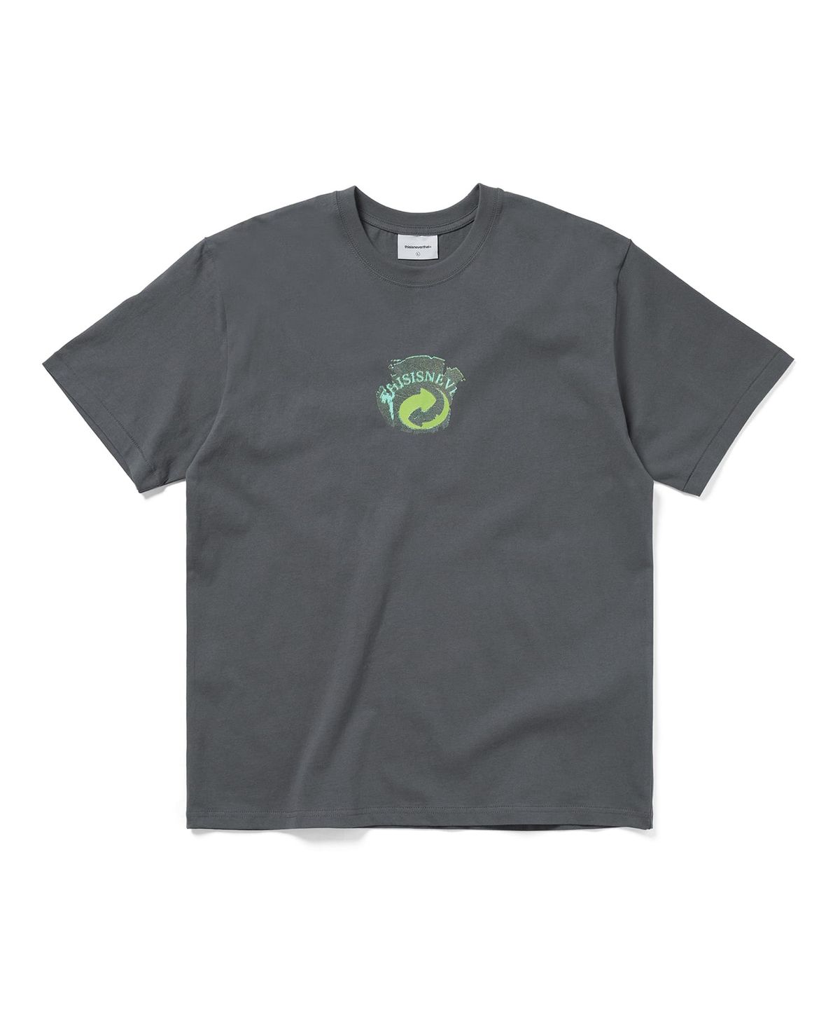 디스이즈네버댓(THISISNEVERTHAT) Circulation Tee Dark Grey