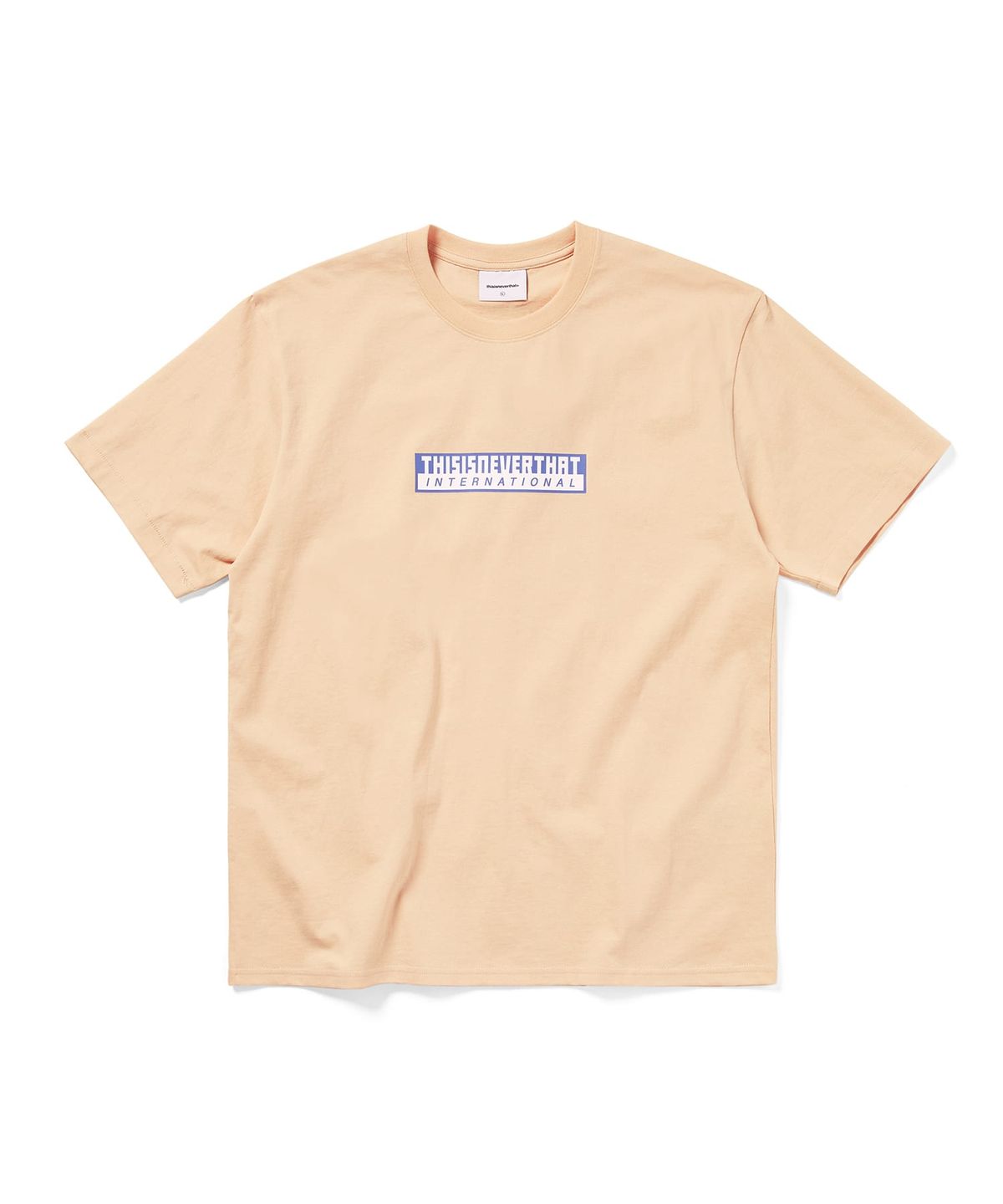 디스이즈네버댓(THISISNEVERTHAT) TNT International Tee Apricot