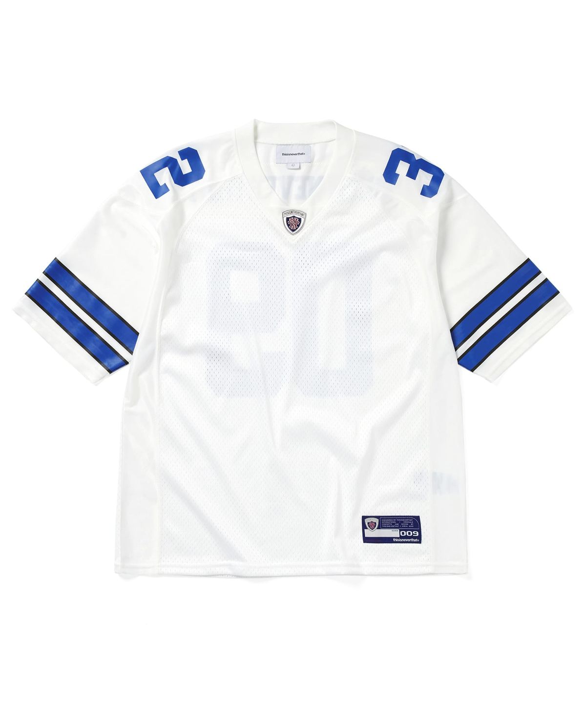 디스이즈네버댓(THISISNEVERTHAT) (SS25) Football Jersey White