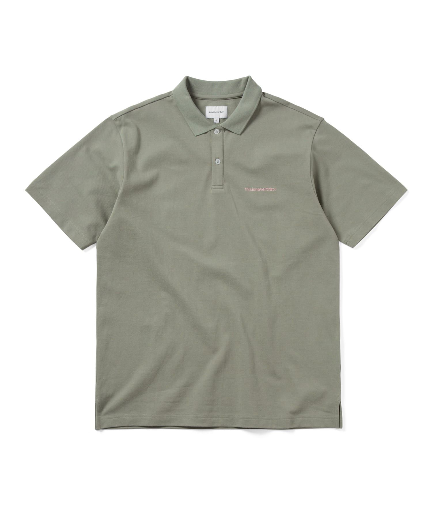 【THISISNEVERTHAT】T-Logo S/S Jersey Polo Light Olive MUSINSA | thisisneverthat® T-Logo S/S Jersey Polo Light Olive
