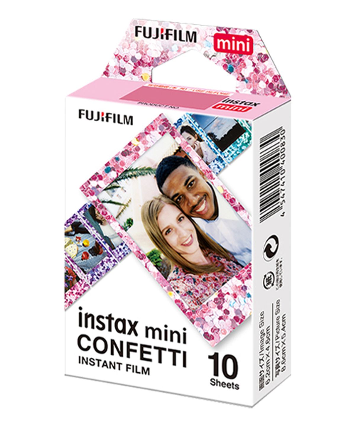 인스탁스(INSTAX) 디자인 미니필름(컨페티)1팩(10매)