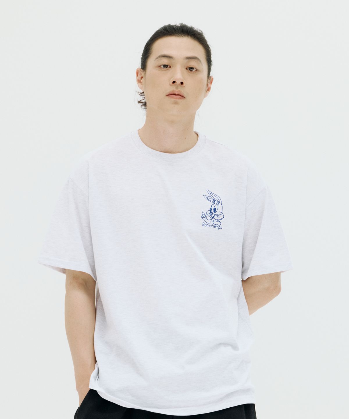 본챔스(BORN CHAMPS) [11 COLORS] PIXEL BUNNY 오버핏 반팔티셔츠 B25ST41